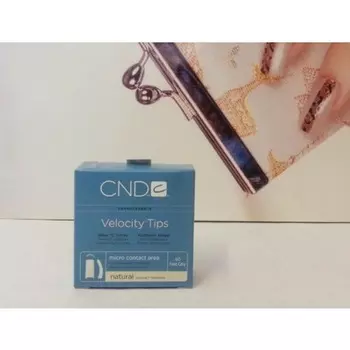 Натуральные кончики ногтей Creative Velocity для акриловых УФ-гелевых ногтей, Cnd