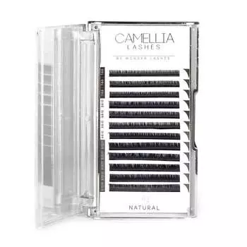 Натуральные ресницы с камелией 0,07, C Wonder Lashes, WonderLashes