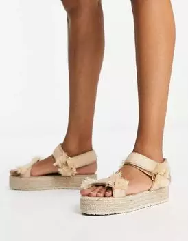 Натуральные спортивные эспадрильи ASOS Junction