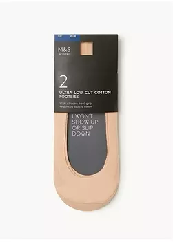 Натуральные женские носки-балерины Marks & Spencer