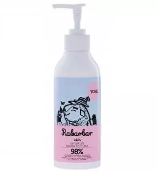 Натуральный бальзам для тела с ревенем и розой, 300 мл Yope