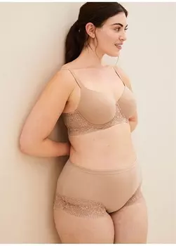 Натуральный бюстгальтер на косточках Marks & Spencer