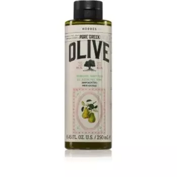 Натуральный гель для душа с греческой оливой и бергамотом - 250 мл Korres