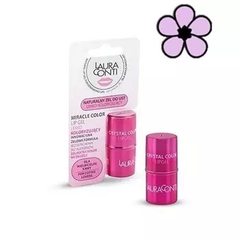 Натуральный гель для губ Laura Conti Miracle Color с манго и маслом ши 5,5 г