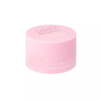 Натуральный гель для наращивания, 50 г Saute Nails One touch, цвет natural extension