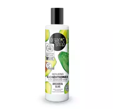 Натуральный кондиционер для поврежденных волос Repair Conditioner Organic Shop, 280 ml