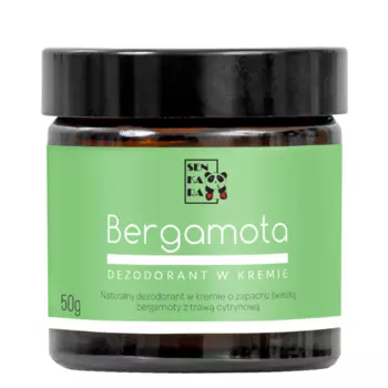 Натуральный крем-дезодорант, 50 г Senkara Bergamota