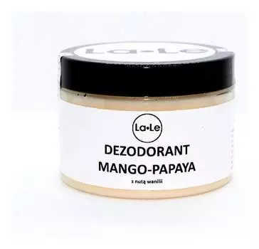Натуральный крем-дезодорант Манго Папайя с ноткой ванили 150г La-Le