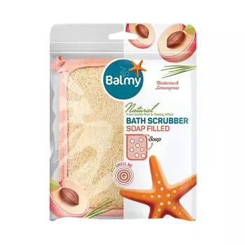 Натуральный мыльный нектар скраб для тела Balmy