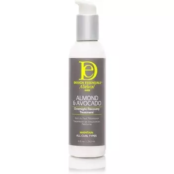 Натуральный ночной восстанавливающий уход для волос с миндалем и авокадо Design Essentials