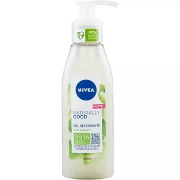 Натуральный очищающий гель для лица с био алоэ вера 140 мл, Nivea