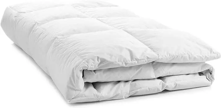 Натуральный плед пуховой 80% пух 220/200 1,60 кг белый Wilpol bis