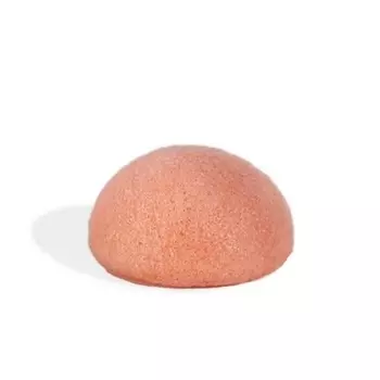Натуральный спонж для умывания лица Konjac Sponge с розовой глиной Moha Unbranded