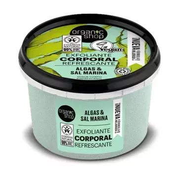 Натуральный уход для обновления и смягчения кожи Foamy Body Polish Atlantic Algae Organic Shop, 250 ml