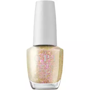 Натуральный веганский лак для ногтей nature strong Opi, 15 мл., цвет mind-full of glitter