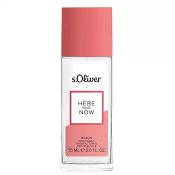 Натуральный женский дезодорант, 75 мл S.Oliver Here and now woman