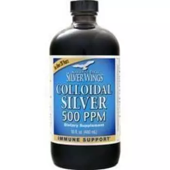 Natural Path Silver Wings Коллоидное серебро 500 PPM 16 жидких унций