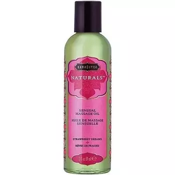 Naturals Массажное масло Клубничные мечты 59мл, Kamasutra