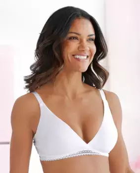 Naturana бюстгальтер без косточек, белый