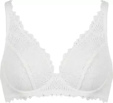 Naturana Бюстгальтер на косточках, с кружевом, цвет Ecru