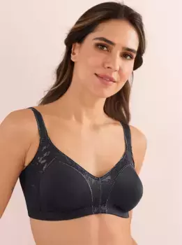 Naturana минимизирующий бюстгальтер, черный