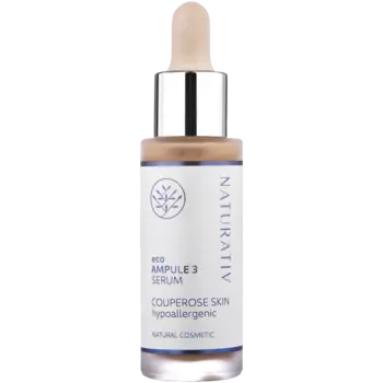 Naturativ Eco Ampule 3 успокаивающая сыворотка для куперозной кожи, 30 мл