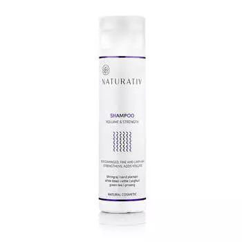Naturativ Shampoo Volume &amp; Strength шампунь для поврежденных и тонких волос 250мл