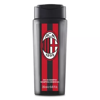 Naturaverde Football Team Milan Гель для душа и шампунь бодрящее мыло для тела и волос 250 мл