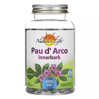 Nature's Herbs, Кора муравьиного дерева, внутренняя кора, 100 капсул