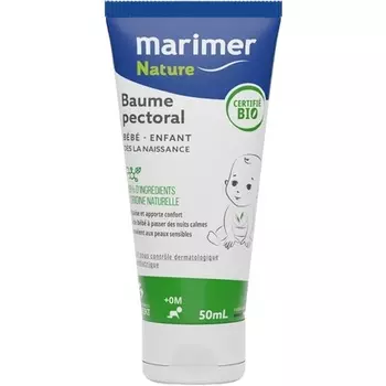 Nature Baby Детский Грудной Бальзам Органический 50мл Marimer