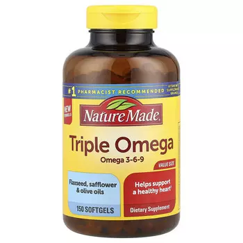 Nature Made, Triple Omega, 150 капсул