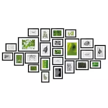 Nature Рамка для фотографий Bomoe (24tlg), черный