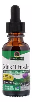 Nature's Answer, Экстракт семян расторопши, БАД, 30мл