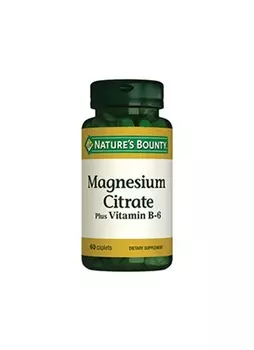 Nature's Bounty Цитрат магния + витамин B6 60