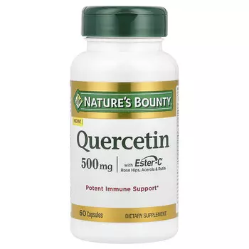 Nature's Bounty, Кверцетин с Ester-C, 60 капсул