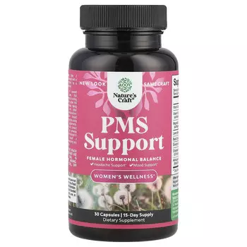 Nature's Craft, Женское здоровье, поддержка при ПМС, 30 капсул
