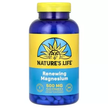 Nature's Life Renewing Магний 500 мг 250 капсул