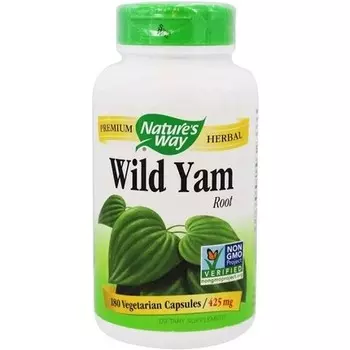 Nature's Way Дикий Ямс 180 капсул в растительной оболочке Natures Way