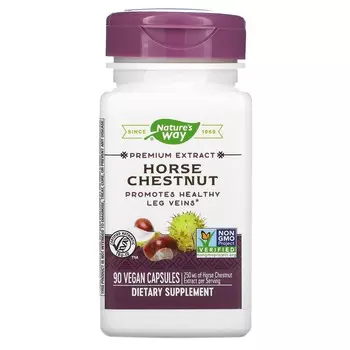 Nature's Way Horse Chestnut Standardized 90 Vegetarian Capsules