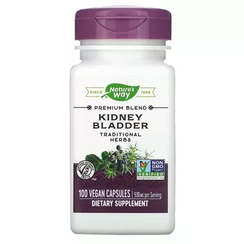 Nature's Way Kidney Bladder 465 мг 100 вегетарианских капсул
