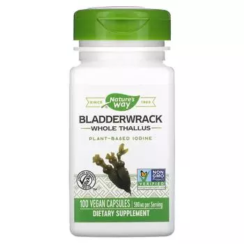 Nature's Way Ламинария 580 мг 100 вегетарианских капсул