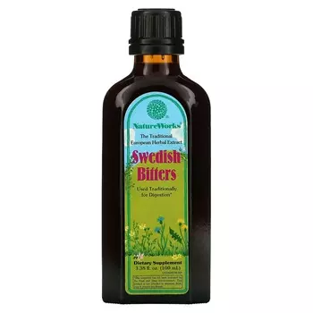 Nature's Way NatureWorks шведская горькая настойка 100 мл (3,38 жидк. Унции)