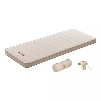 NatureHike автоматический надувной коврик для сыра, утолщенный коврик для уличной палатки, спальный коврик миндально-желтого цвета, одинарный/с воздушным насосом