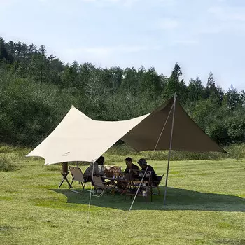 NatureHike Glacier Titanium Black Glue 2.0 Модернизированный навес NH19TM004 Солнцезащитный козырек для 8–10 человек Долговечный и прочный