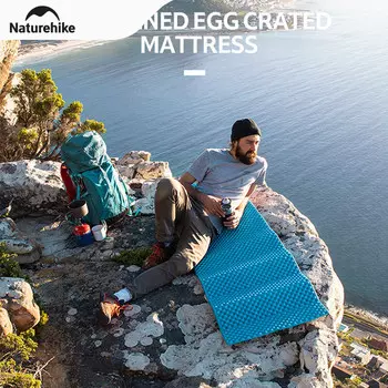 NatureHike, одинарный утолщенный складной коврик, влагостойкий коврик 2,5R, ценность, для кемпинга, синего цвета [утолщенный, 2,5 см]