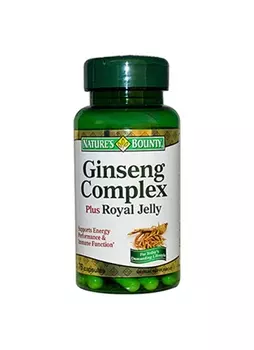 Natures Bounty Ginseng Complex Plus Royal 75 Cap. NATURE'S BOUNTY