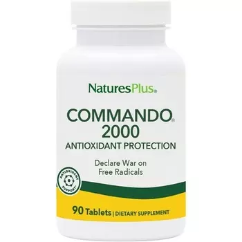 Naturesplus Commando 2000 Антиоксидантная защита, 90 таблеток — вегетарианские, без глютена, Nature'S Plus
