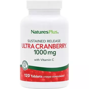 Naturesplus Ultra Cranberry 1000 мг натурального экстракта с травами и витамином С 60 таблеток, Nature'S Plus