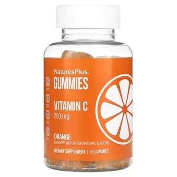 NaturesPlus Vitamin C Gummies Orange 125 мг, 75шт
