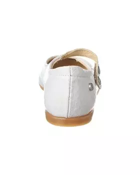 Naturino Ovindoli Кожаные балетки с тиснением под питона, белый